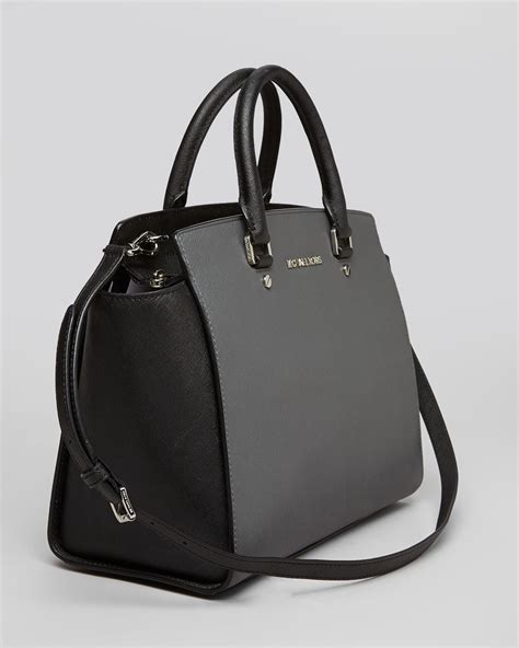 selma leather satchel michael kors|Michael Kors large satchel handbag.